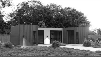 2 Bedroom Container House Plan