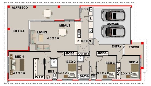 4 Bed + Kids Play Room