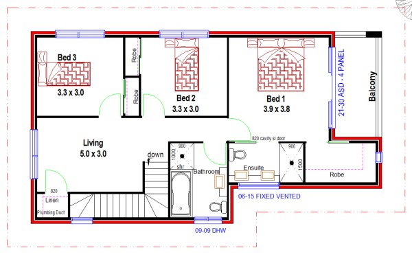 upper floor townhouse